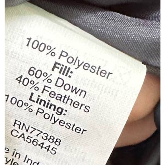 J Crew Men's Navy Blue Quilted Down Puffer Jacket Lightweight Coat S Small - Picture 7 of 9